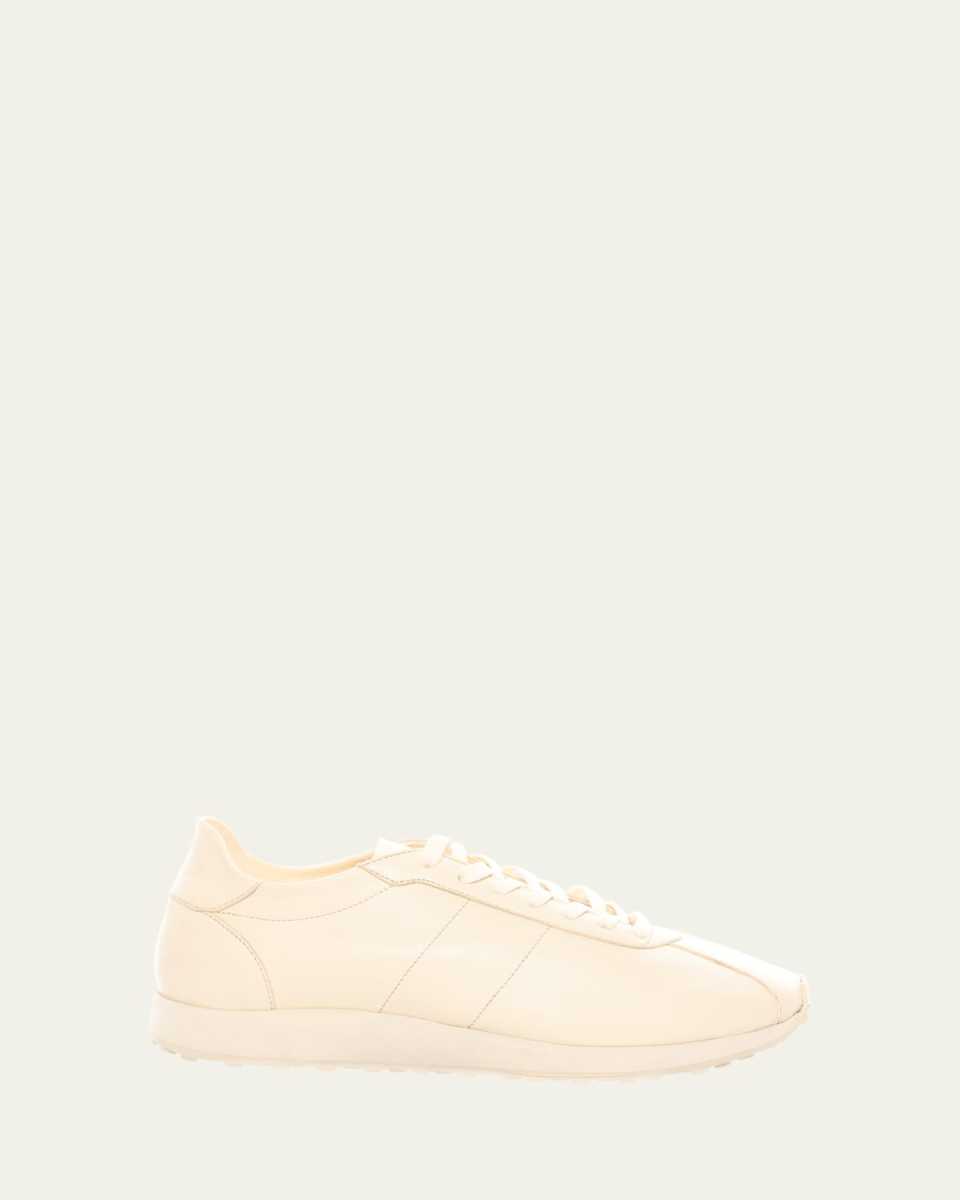 Mica Leather Low-Top Sneakers